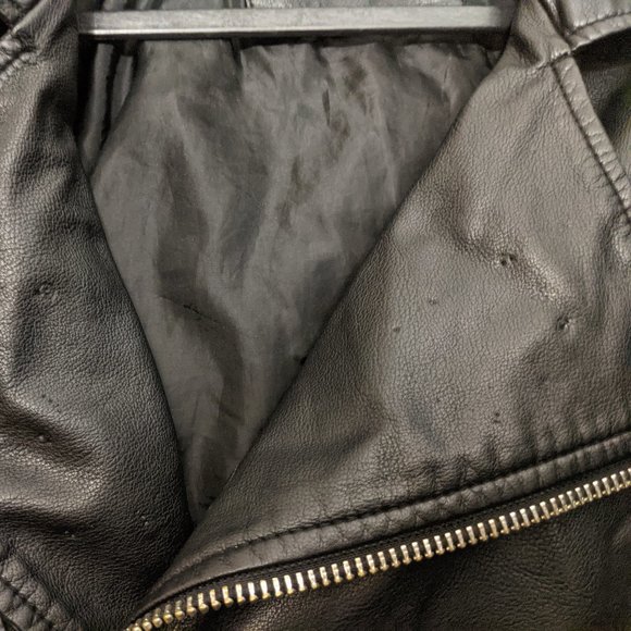 Asymmetric Faux Leather Jacket - Picture 3 of 3